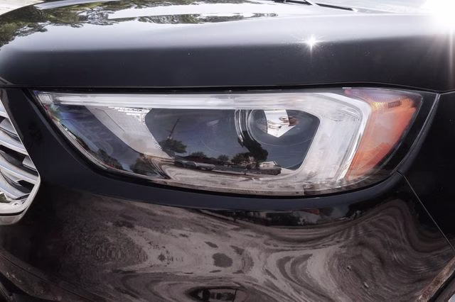 2022 Agate Black Metallic Ford Edge SEL AWD SUV