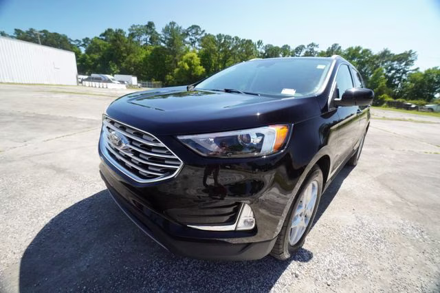 2022 Agate Black Metallic Ford Edge SEL AWD SUV