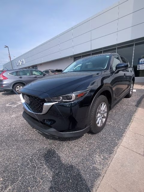 2023 Deep Crystal Blue Mica Mazda CX-5 2.5 S Preferred Package AWD SUV