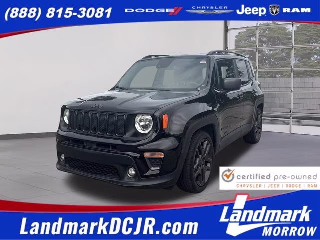 2021 Black Clearcoat Jeep Renegade Latitude FWD SUV