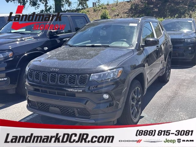 2026 Diamond Black Crystal Pearlcoat Jeep Compass Latitude Altitude 4X4 SUV
