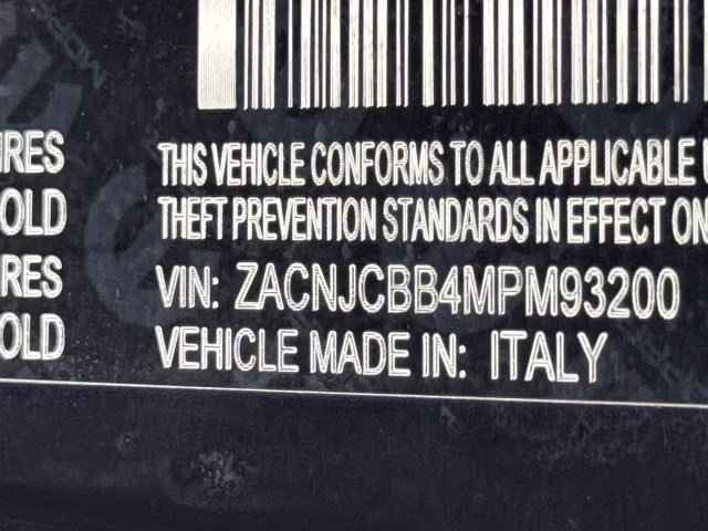 2021 Black Clearcoat Jeep Renegade Latitude FWD SUV