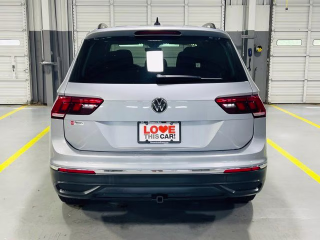 2022 Silver Volkswagen Tiguan 2.0T S AWD SUV