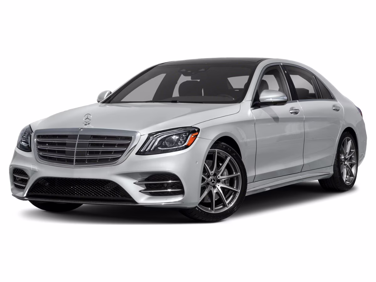 2019 Black Mercedes-Benz S-Class S 450 RWD Sedan
