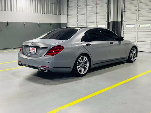 2019 Black Mercedes-Benz S-Class S 450 RWD Sedan