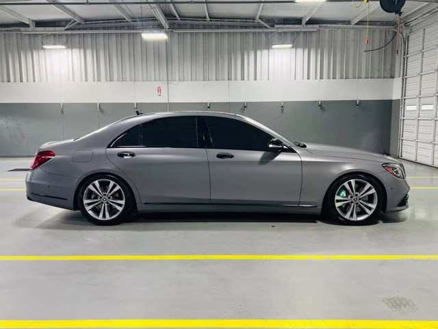 2019 Black Mercedes-Benz S-Class S 450 RWD Sedan