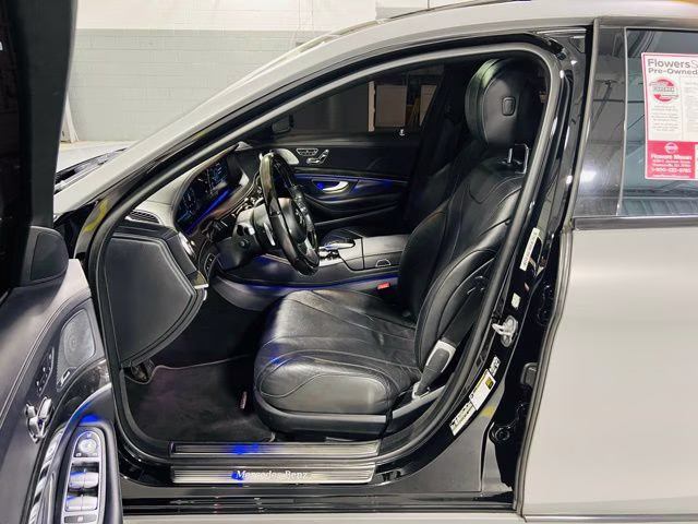 2019 Black Mercedes-Benz S-Class S 450 RWD Sedan