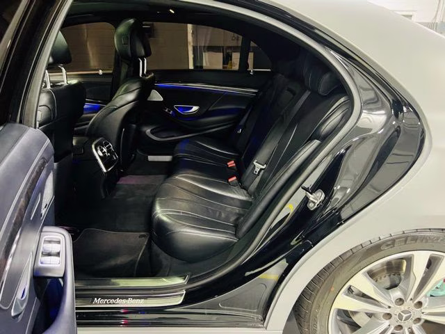 2019 Black Mercedes-Benz S-Class S 450 RWD Sedan