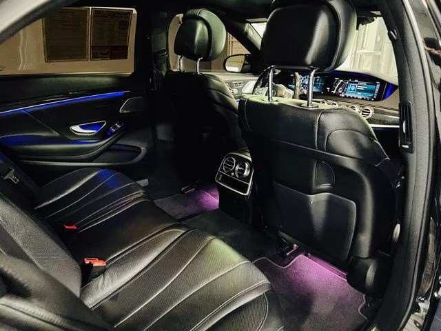 2019 Black Mercedes-Benz S-Class S 450 RWD Sedan