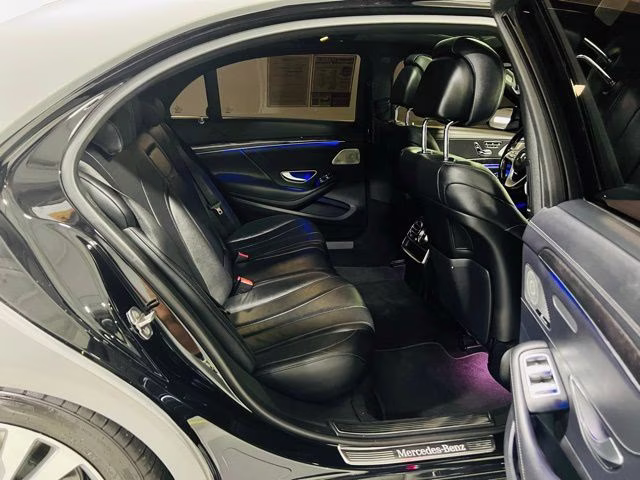 2019 Black Mercedes-Benz S-Class S 450 RWD Sedan