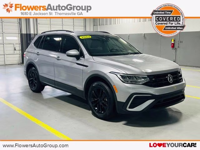 2022 Silver Volkswagen Tiguan 2.0T S AWD SUV
