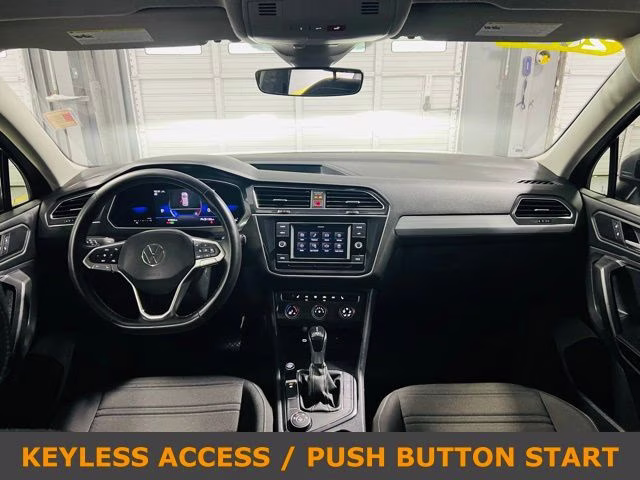 2022 Silver Volkswagen Tiguan 2.0T S AWD SUV