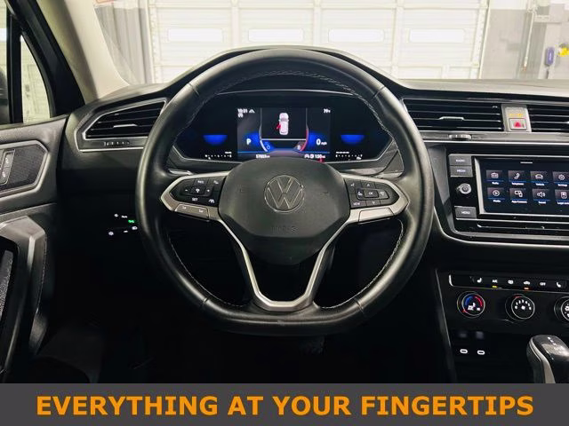 2022 Silver Volkswagen Tiguan 2.0T S AWD SUV