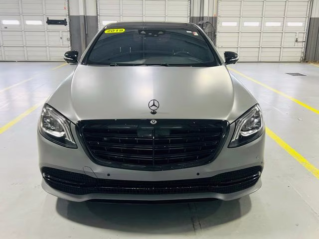 2019 Black Mercedes-Benz S-Class S 450 RWD Sedan