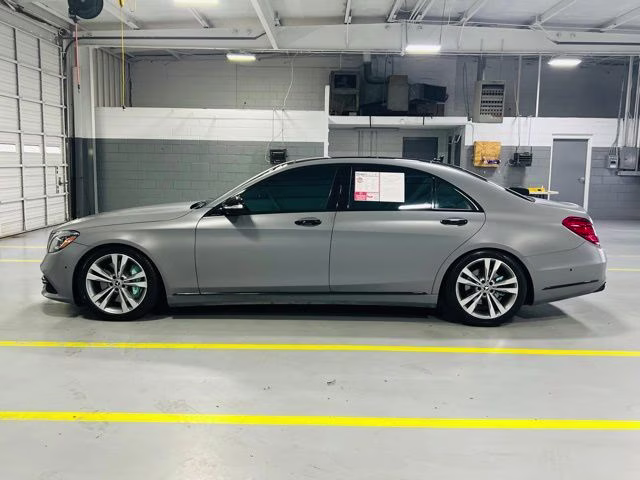 2019 Black Mercedes-Benz S-Class S 450 RWD Sedan