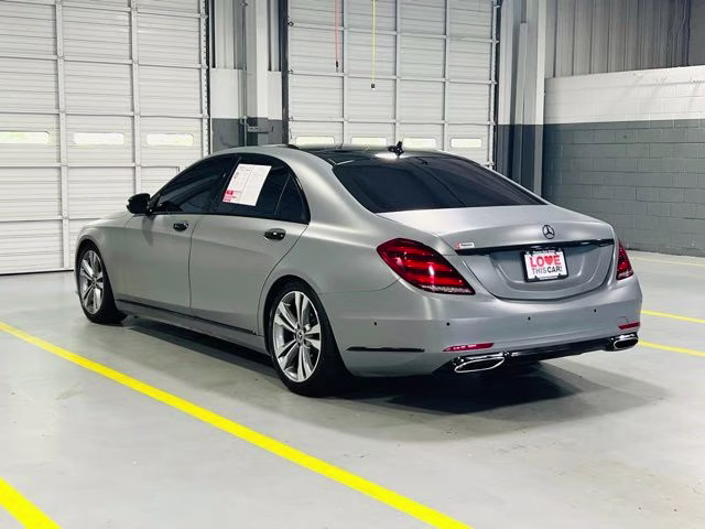 2019 Black Mercedes-Benz S-Class S 450 RWD Sedan