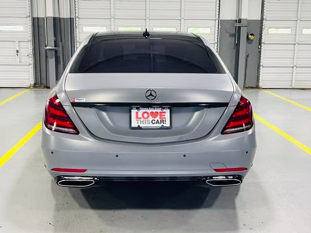 2019 Black Mercedes-Benz S-Class S 450 RWD Sedan