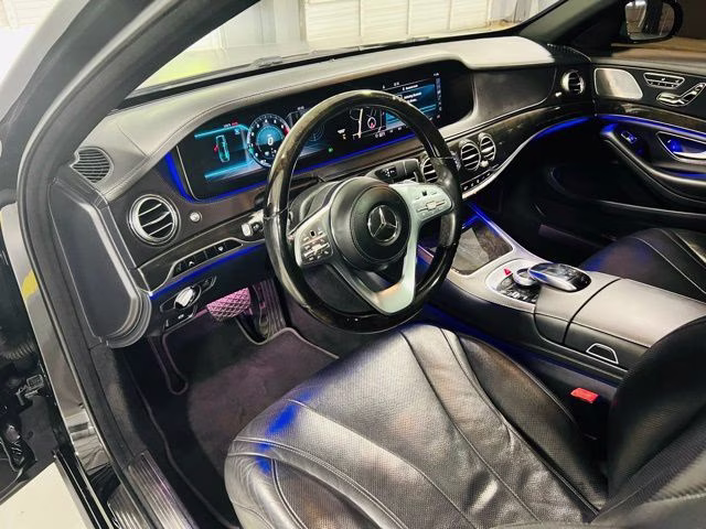 2019 Black Mercedes-Benz S-Class S 450 RWD Sedan