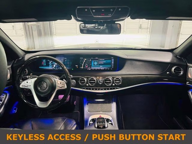 2019 Black Mercedes-Benz S-Class S 450 RWD Sedan