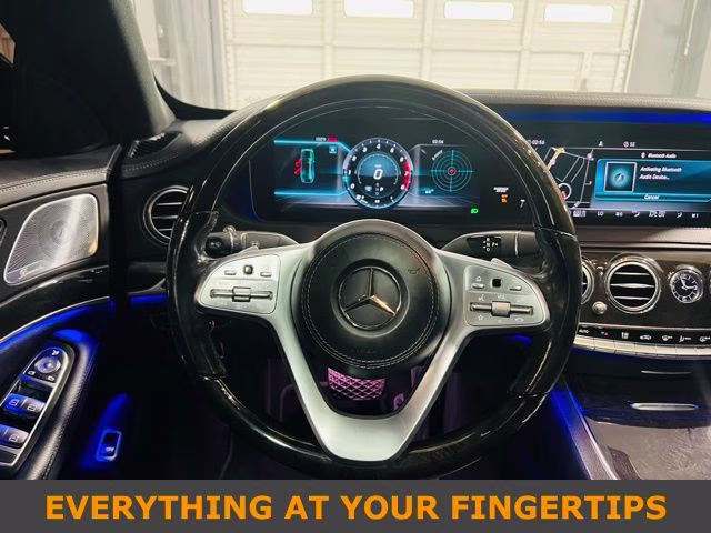 2019 Black Mercedes-Benz S-Class S 450 RWD Sedan