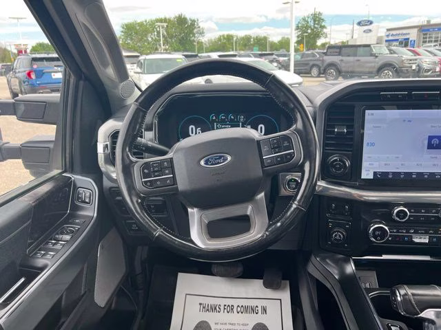 2021 White Metallic Ford F-150 Lariat 4X4 Truck