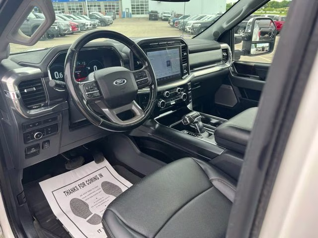 2021 White Metallic Ford F-150 Lariat 4X4 Truck