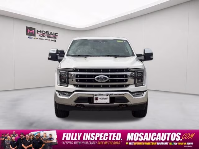 2021 White Metallic Ford F-150 Lariat 4X4 Truck