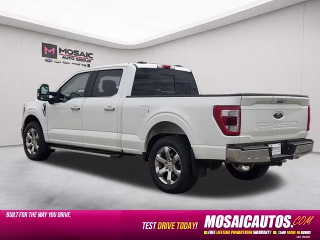2021 White Metallic Ford F-150 Lariat 4X4 Truck
