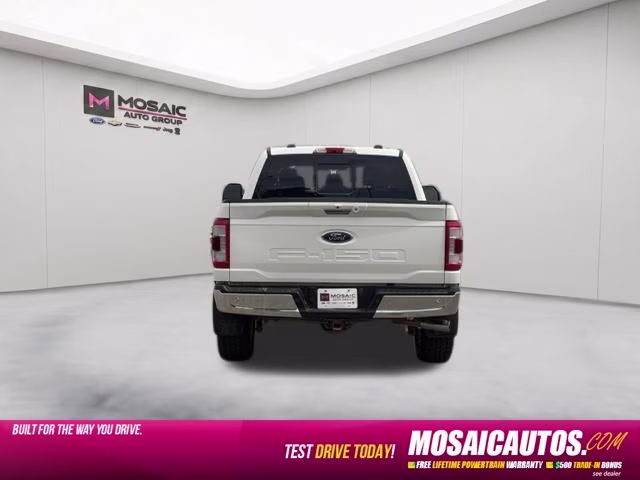 2021 White Metallic Ford F-150 Lariat 4X4 Truck