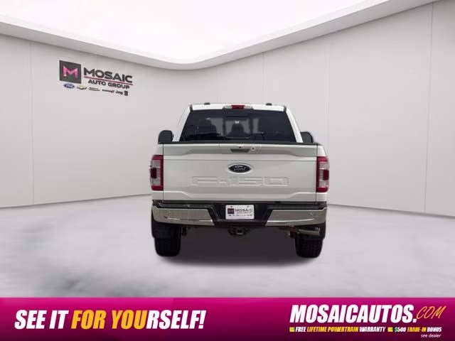 2021 White Metallic Ford F-150 Lariat 4X4 Truck