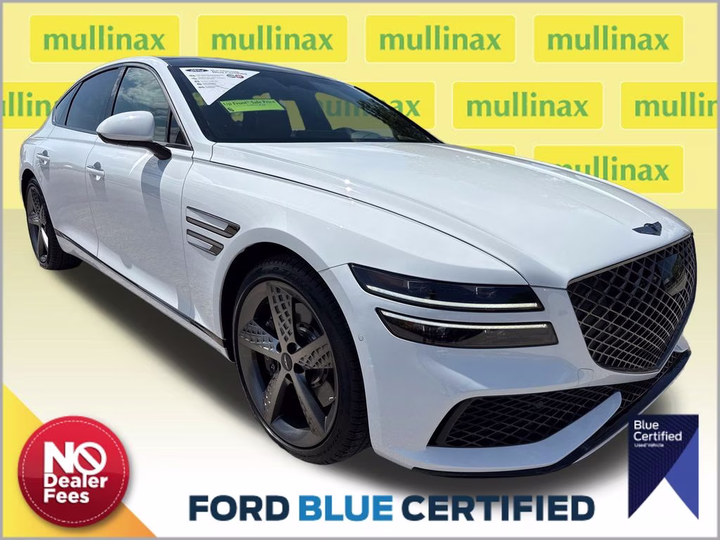 2024 Alta White Genesis G80 3.5T AWD Sedan