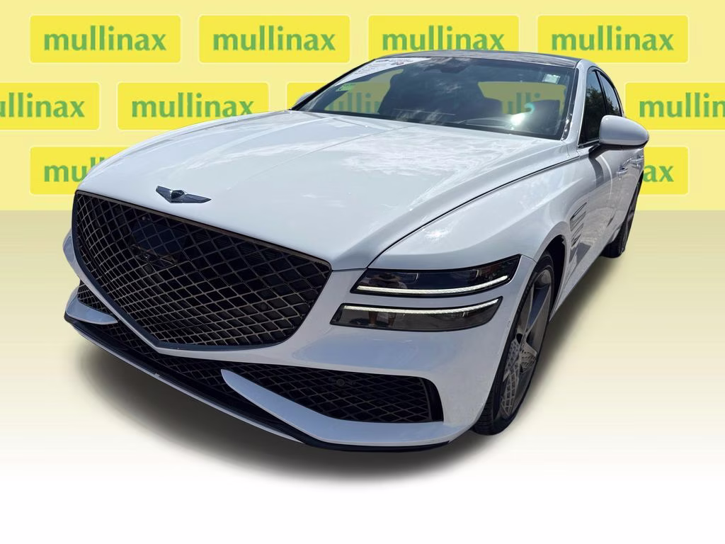2024 Alta White Genesis G80 3.5T AWD Sedan
