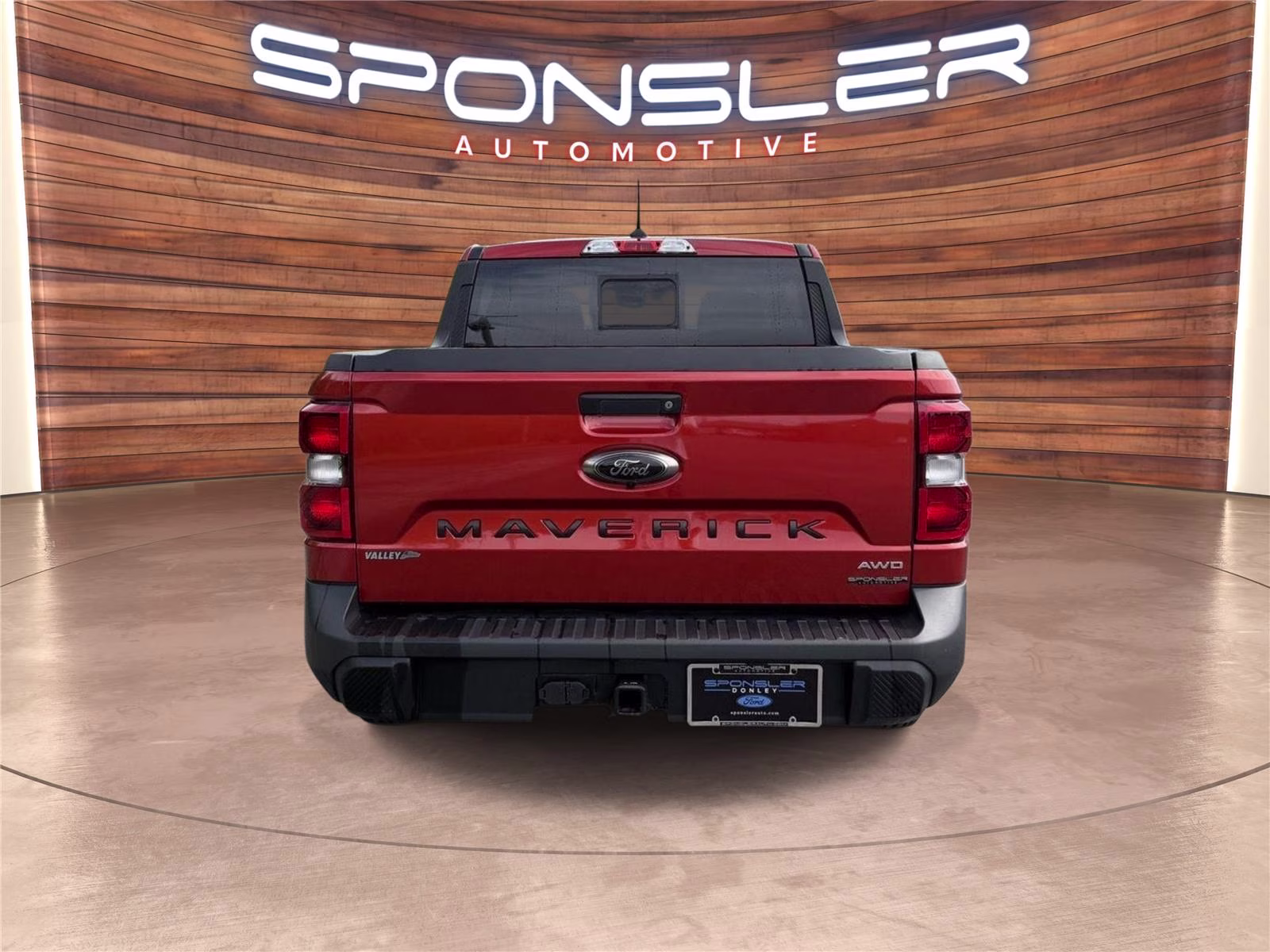 2023 Hot Pepper Red Metallic Tinted Clearcoat Ford Maverick XLT AWD Truck
