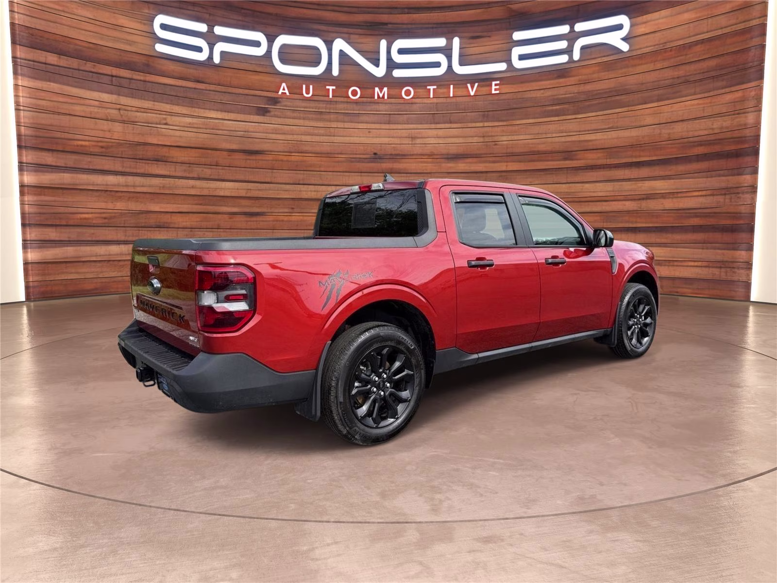 2023 Hot Pepper Red Metallic Tinted Clearcoat Ford Maverick XLT AWD Truck