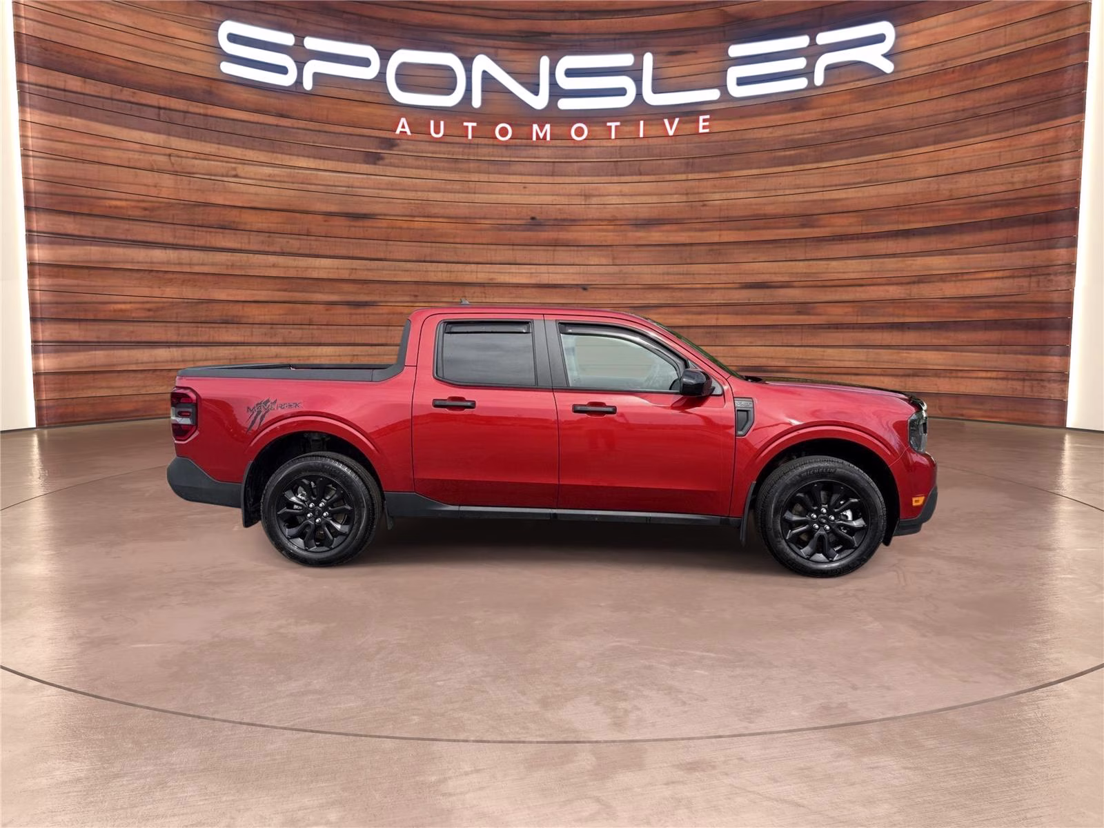 2023 Hot Pepper Red Metallic Tinted Clearcoat Ford Maverick XLT AWD Truck