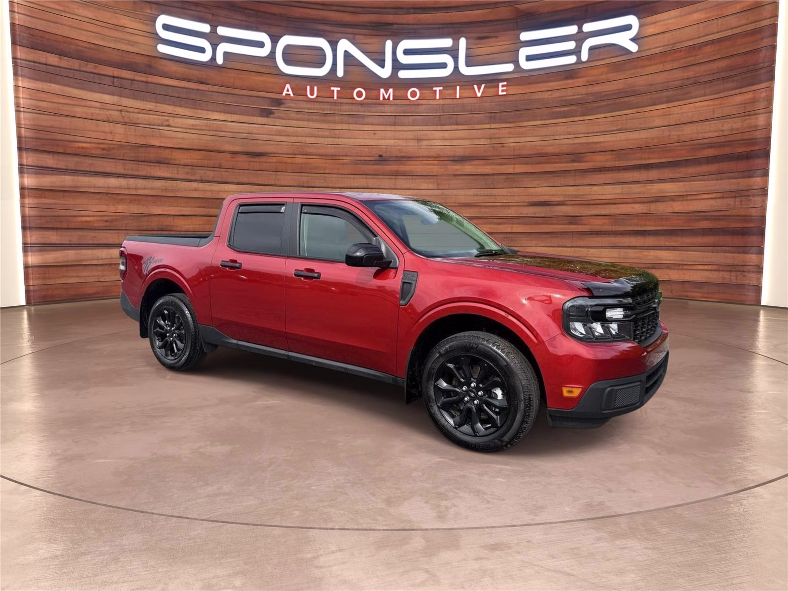 2023 Hot Pepper Red Metallic Tinted Clearcoat Ford Maverick XLT AWD Truck