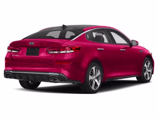 2019 Passion Red Kia Optima S FWD Sedan