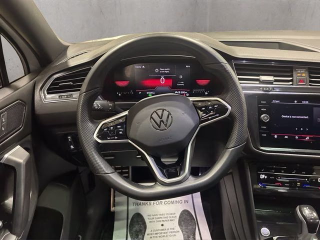 2023 Opal White Pearl Volkswagen Tiguan 2.0T SE R-Line Black AWD SUV