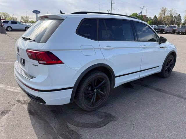 2023 Opal White Pearl Volkswagen Tiguan 2.0T SE R-Line Black AWD SUV