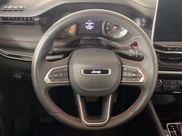 2024 Bright White Clearcoat Jeep Compass Trailhawk 4X4 SUV