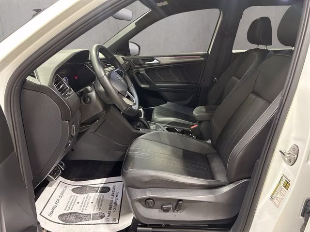 2023 Opal White Pearl Volkswagen Tiguan 2.0T SE R-Line Black AWD SUV