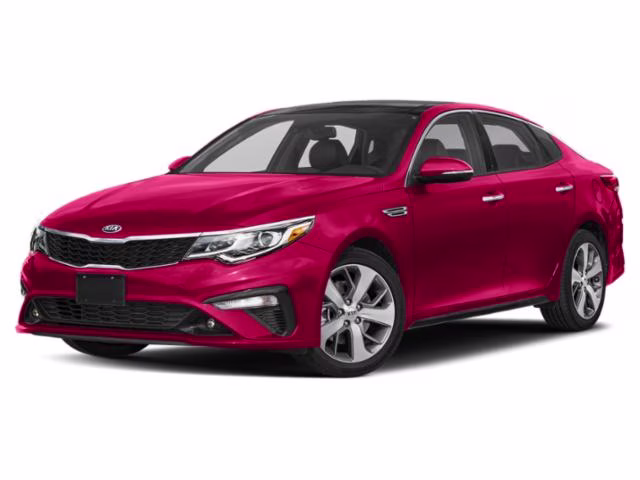 2019 Passion Red Kia Optima S FWD Sedan