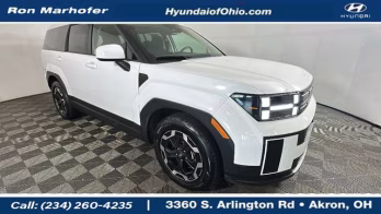 2026 Serenity White Hyundai Santa Fe SE AWD SUV