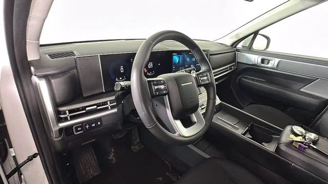 2026 Serenity White Hyundai Santa Fe SE AWD SUV