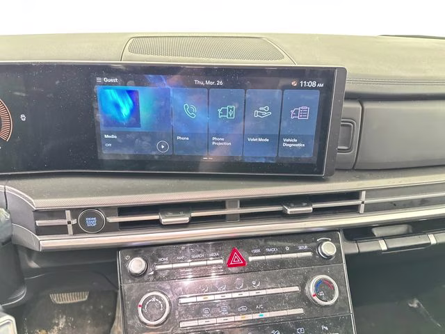2026 Serenity White Hyundai Santa Fe SE AWD SUV