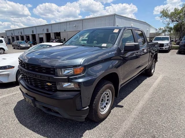 2019 Shadow Gray Metallic Chevrolet Silverado 1500 WT RWD Truck