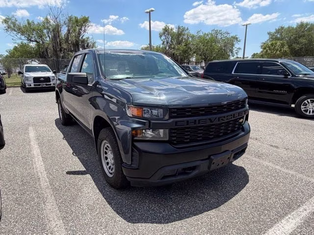 2019 Shadow Gray Metallic Chevrolet Silverado 1500 WT RWD Truck