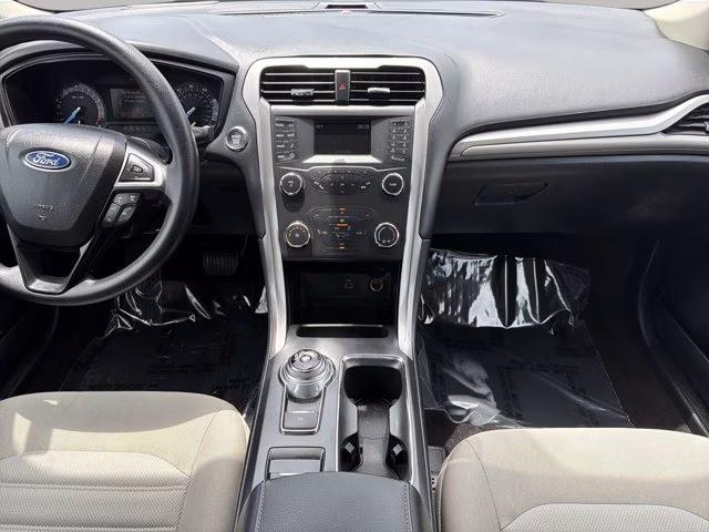 2019 Oxford White Ford Fusion S FWD Sedan