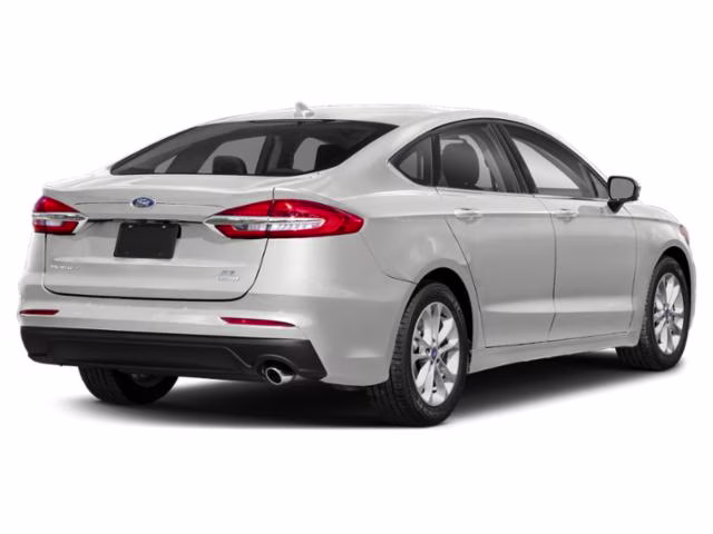 2019 Oxford White Ford Fusion S FWD Sedan