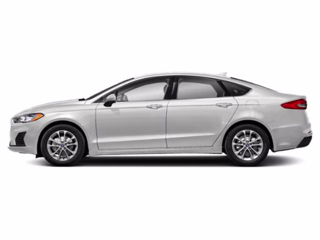 2019 Oxford White Ford Fusion S FWD Sedan